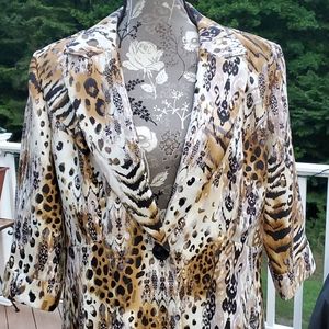 Animal print jacket